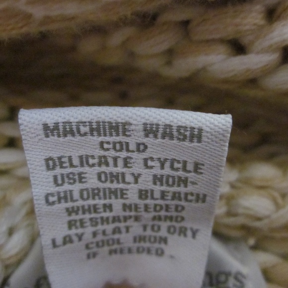 Soft Surroundings Sweater M White/Tan Marled - Picture 7 of 7